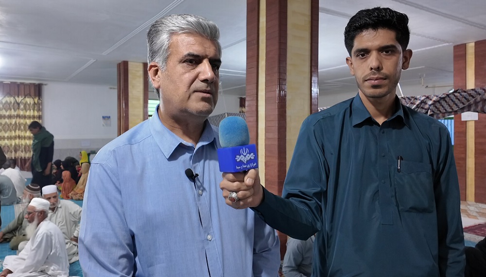 برپایی میز خدمت جهادی در شهرستان بمپور