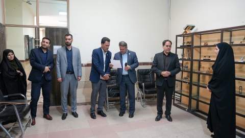 بازدید مدیرکل کمیته امداد استان از بخش‌های مختلف سازمان جهاد دانشگاهی و پارک علم و فناوری